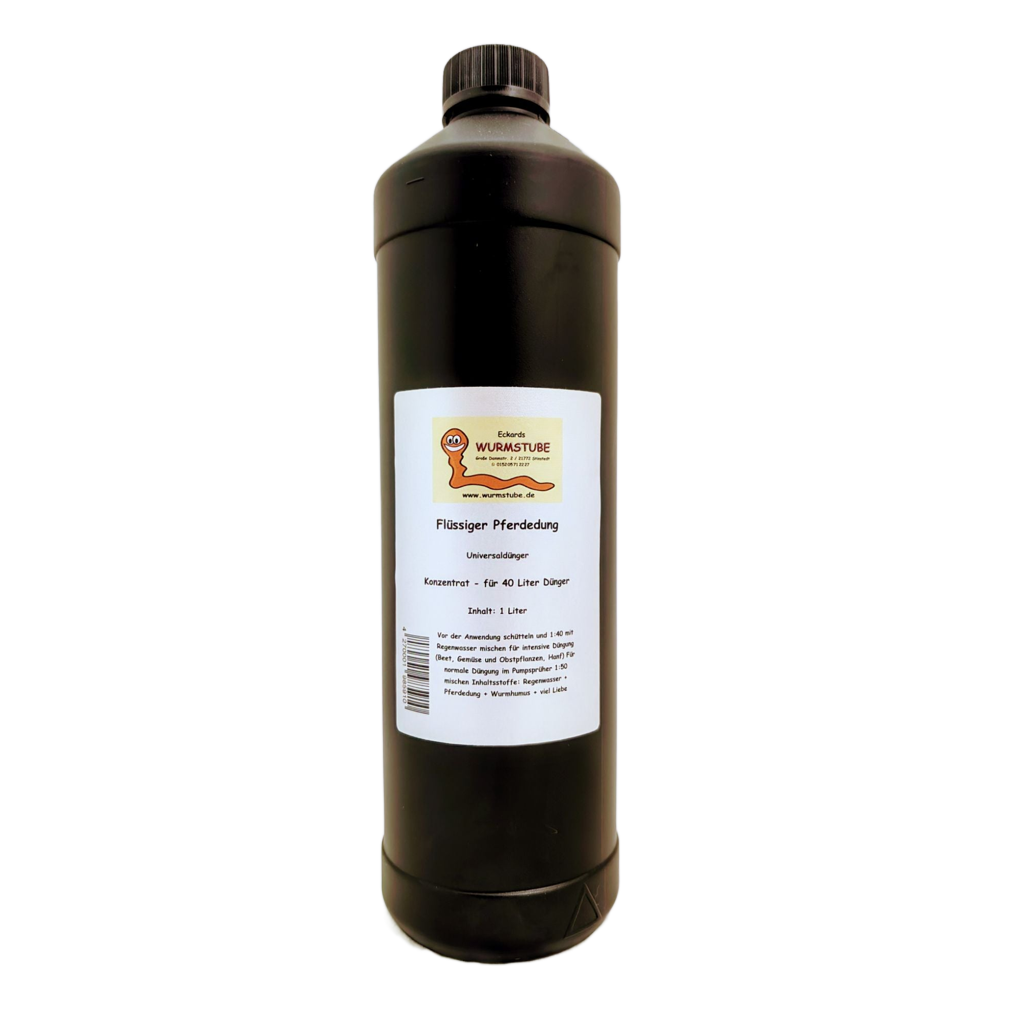 Flüssiger Pferdedung - Universaldünger - 1 Liter - eigene Herstellung - Konzentrat