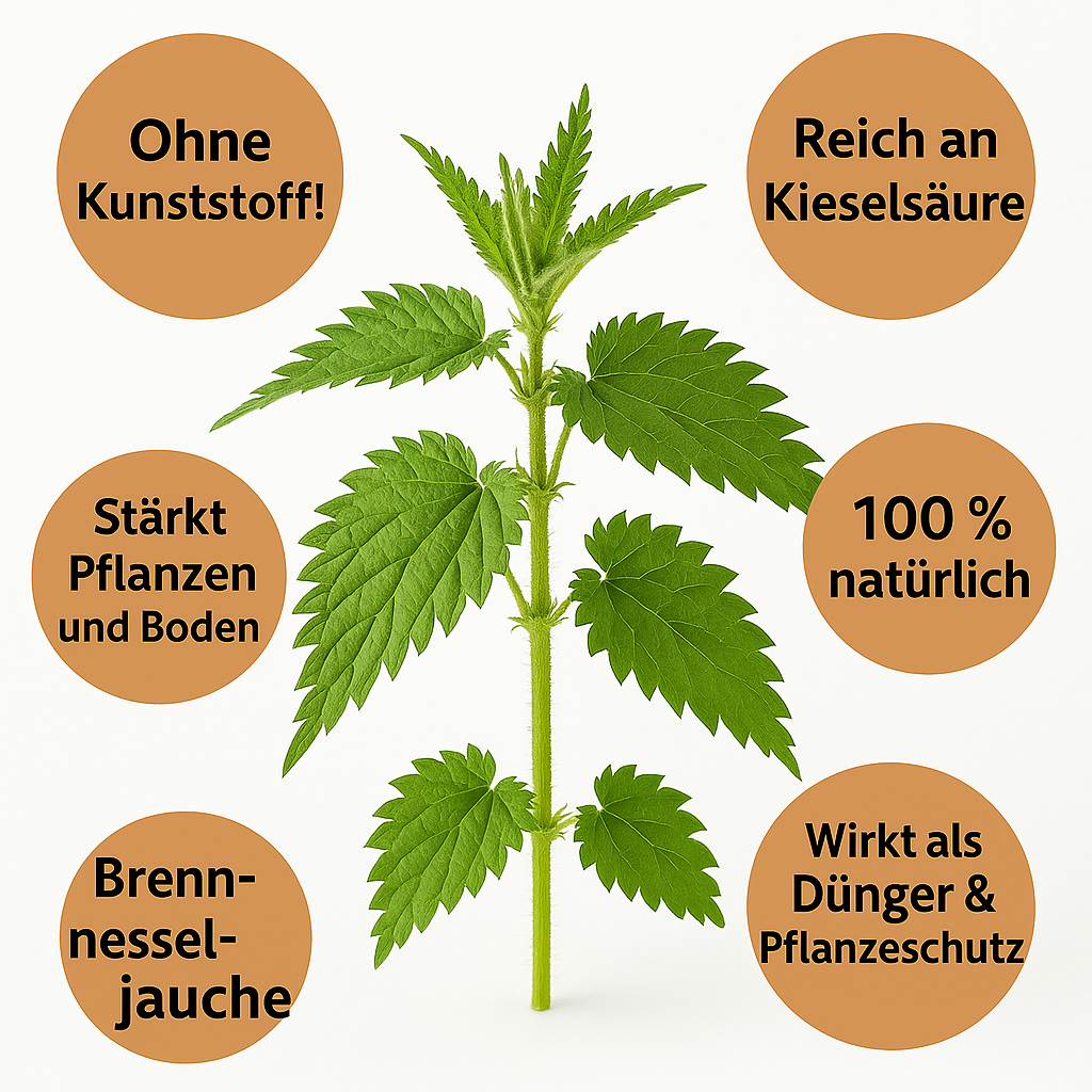 Brennesseljauche - Brennesselsud - 3 x 1 Liter - Universaldünger - Flüssigdünger - Eigene Herstellung - Vegan
