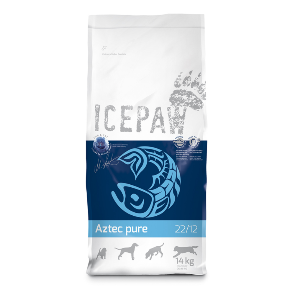 ICEPAW Aztec pure Trockenfutter 14kg mit Lachs & Krill