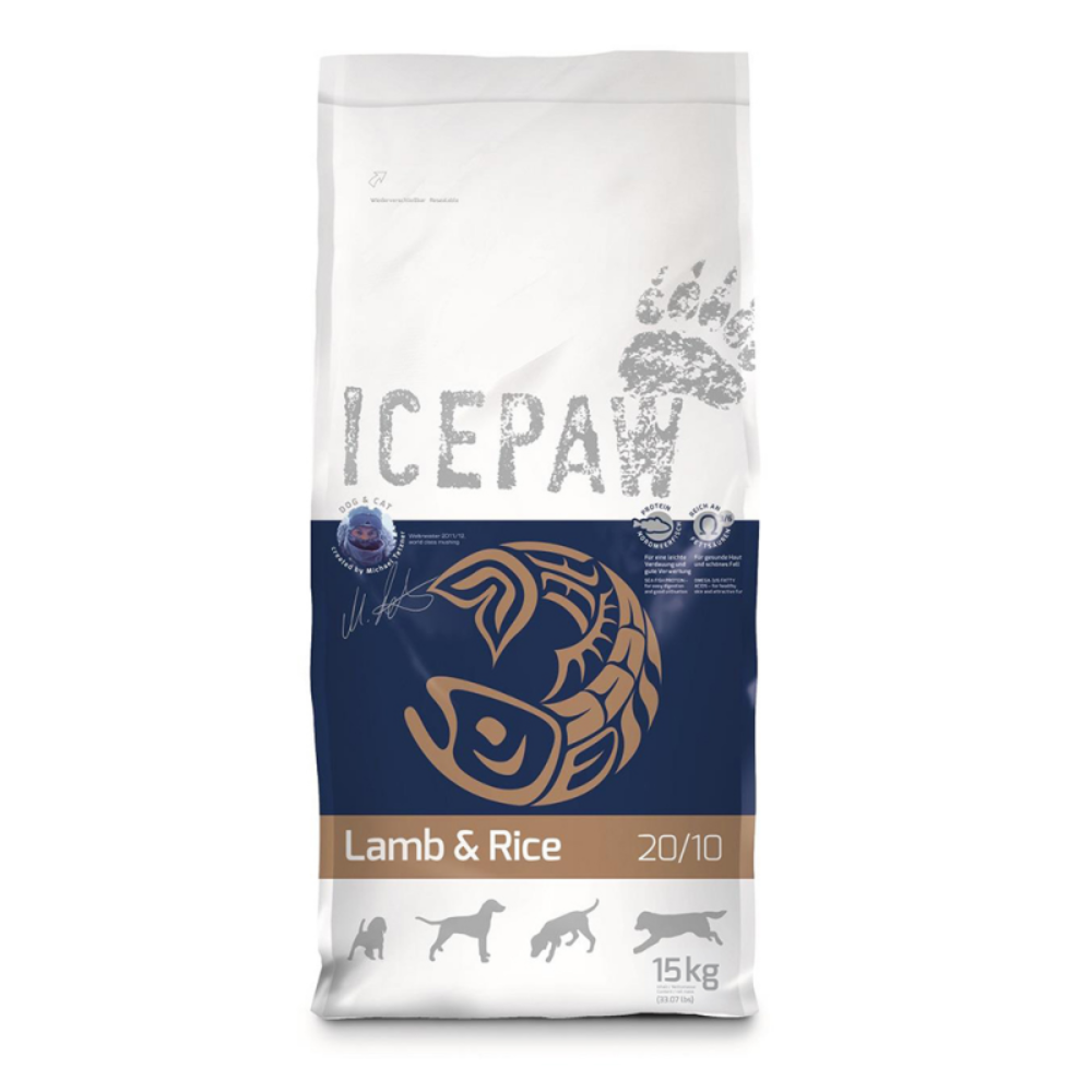 ICEPAW Lamm und Reis Trockenfutter 14kg