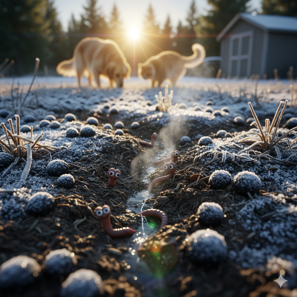 Pferdedung bei Frost – warum das trotzdem eine gute Idee ist
