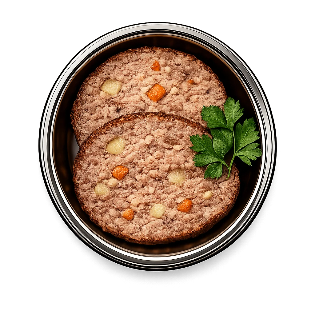 Alphadog BARF Rind mit Kürbis, Pastinake & Karotte | 800 g