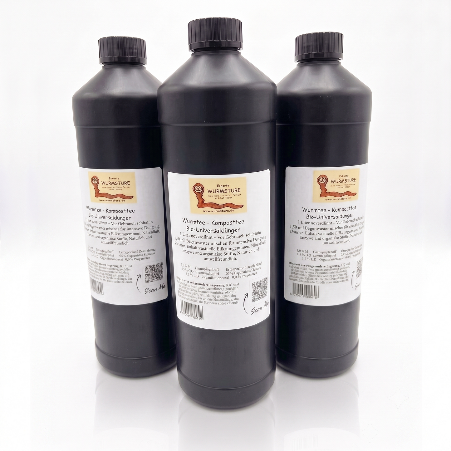 Wurmtee Komposttee Omas Gemüse-Glück - 3 Liter - Universaldünger