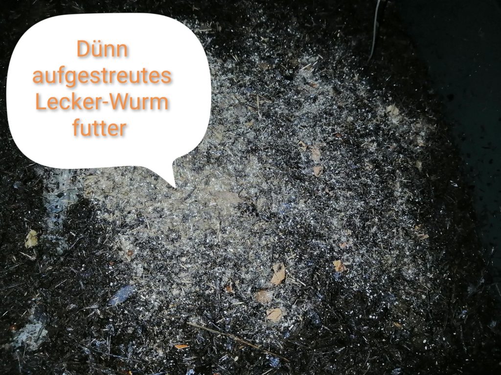 Eckards Wurmstube - Lecker Wurmfutter - 2 L - Für alle Regenwurmarten