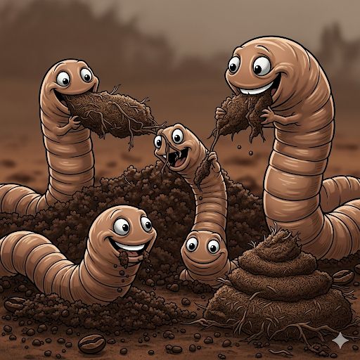 Eckards Wurmstube - Lecker Wurmfutter - 2 L - Für alle Regenwurmarten