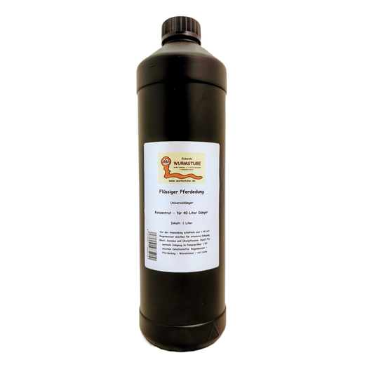 Flüssiger Pferdedung - Universaldünger - 1 Liter - eigene Herstellung - Konzentrat