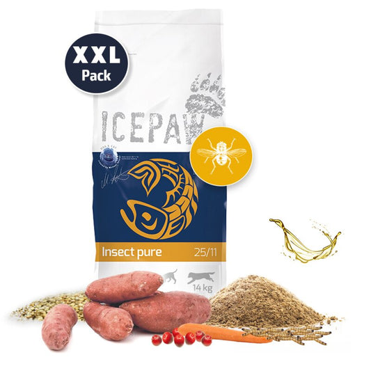 ICEPAW Insect pure Trockenfutter 14kg