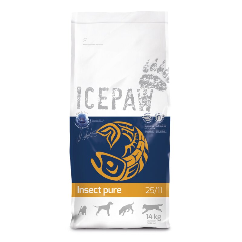 ICEPAW Insect pure Trockenfutter 14kg
